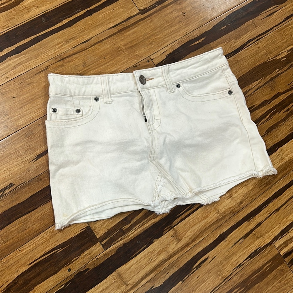 American Eagle White Denim Skirt